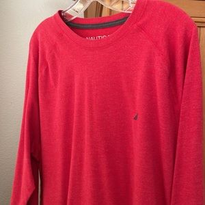 Nautica long sleeve sleep/lounge shirt, size XL